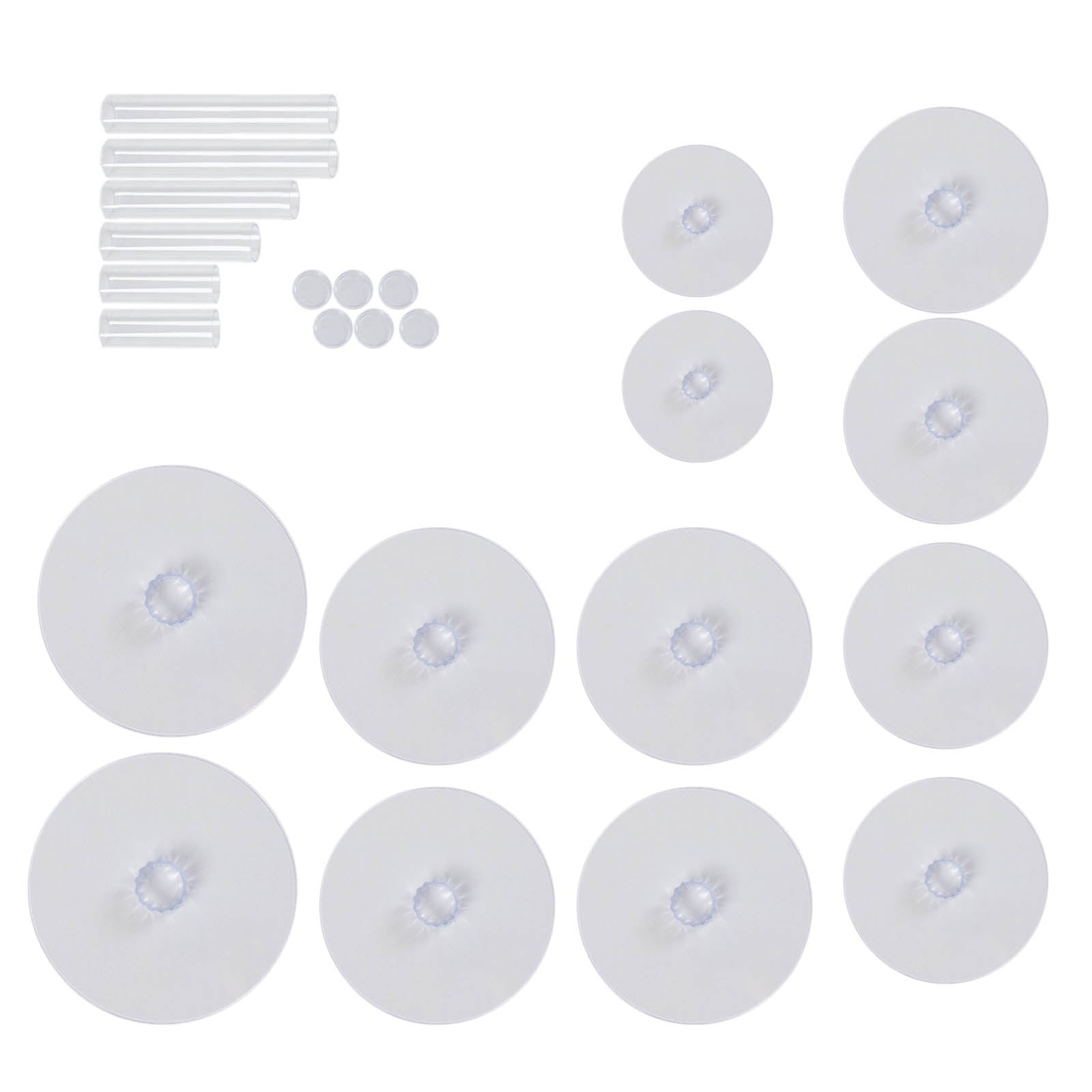 Clear Acrylic Cake Stand Set, Cupcake Holder Dessert Pedestals 6-Tier