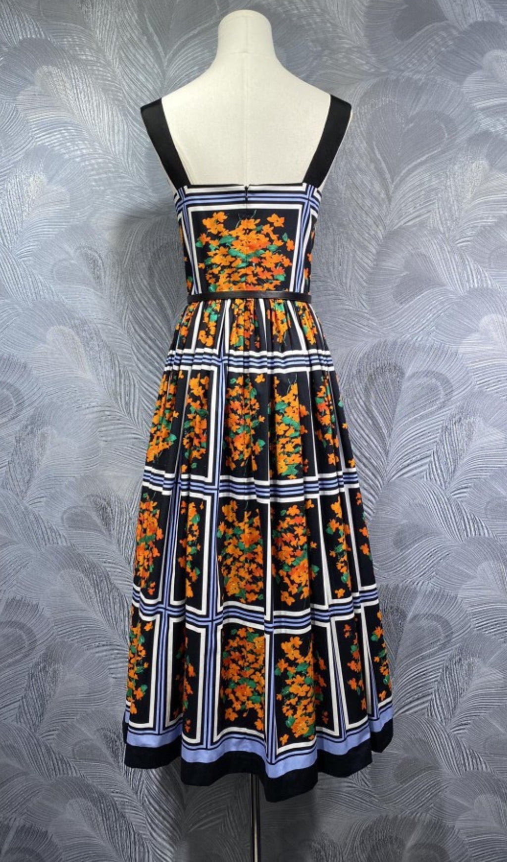 Emerald Floral Printed Midi Dress
