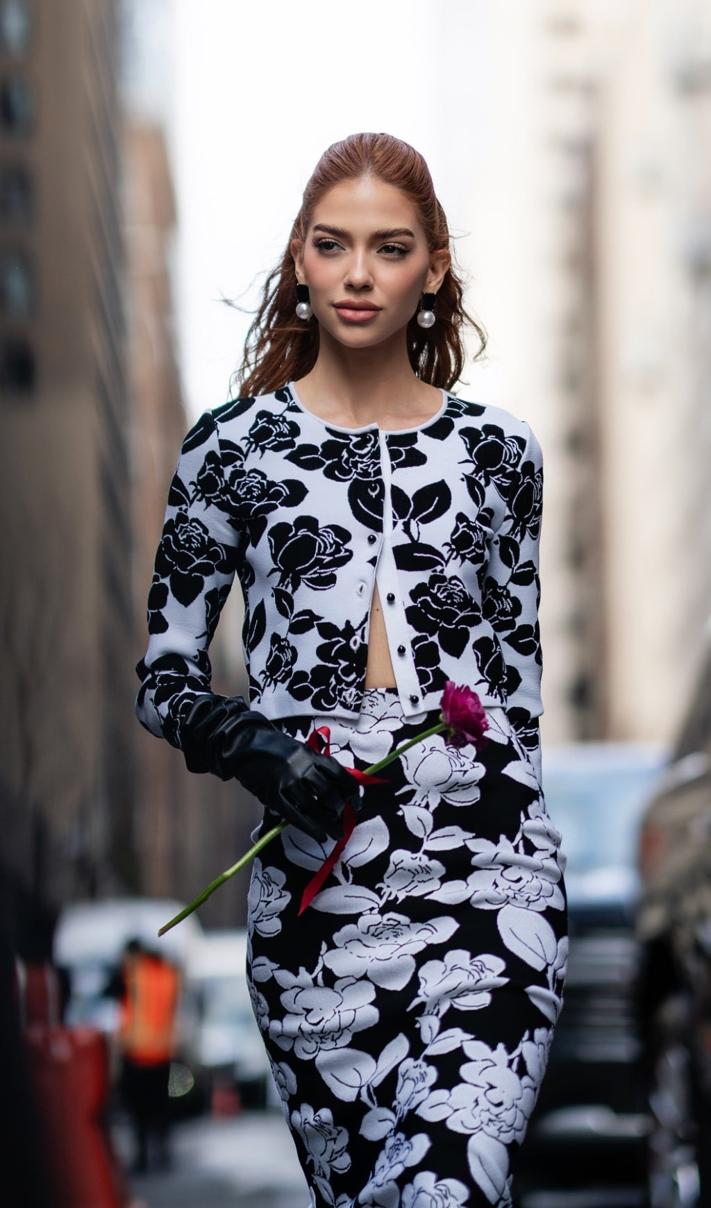 Emlyn Flower Bandage Two-Piece Set